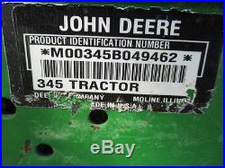 John Deere 345 Lawn and Garden Tractor-54 Mower Deck