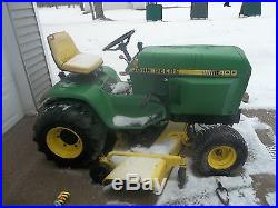 John Deere 400 Gas Powered Garden Tractor