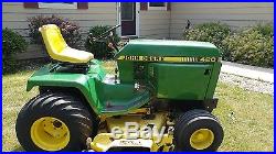 John Deere 420 Garden Tractor 20hp Twin. Kohler Re Power