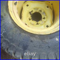 John Deere 420 Garden Tractor Rear Tire and Wheel 26x12-12