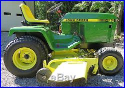 John Deere 420 Lawn & Garden Tractor / Mower