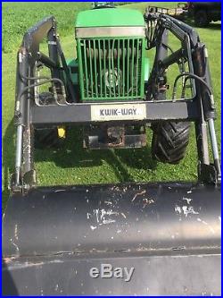 John Deere 420 Lawn Mower Kwikway Loader Attatchment