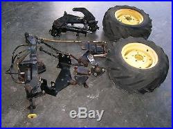 John Deere 425/445/455 4 wheel steer lawn mower, complete hardware