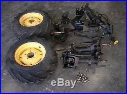 John Deere 425/445/455 4 wheel steer lawn mower, complete hardware