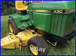 John Deere 430 Diesel Garden Tractor Mower 60 Inch Deck