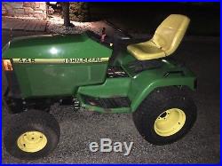 John Deere 445 Tractor With Rear PTO