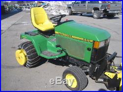John Deere 455 Garden Tractor with 60 Deck and Snowblower