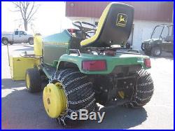 John Deere 455 Garden Tractor with 60 Deck and Snowblower