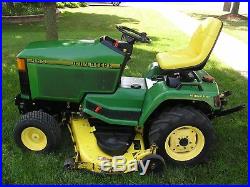 John Deere 455 diesel tractor all wheel steer 3 point hitch and rear pto