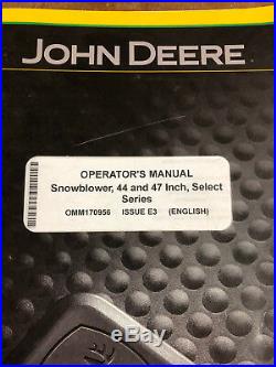 John Deere 47 Snowblower for X500 Multi-Terrain Tractors. Never Used