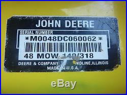 John Deere 48 140/318 Mower Deck