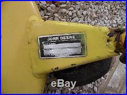John Deere 60 mid mount mower deck from 4100 tractor