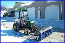 John Deere 955 Tractor with Cab and Sweeper Diesel