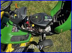 John Deere D140 Lawn Mower With Bagger 54 Hours Runtime