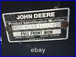 John Deere F911 commercial Riding Lawn mower 60 deck 1,448 hrs. 2WD VIDEO