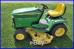 John Deere GT235 riding lawn mower garden tractor, 18hp 54 deck, foot hydrostat