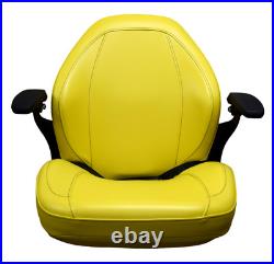 John Deere High Back Tractor Seat with Armrests 4700, 4710, 4720