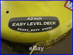 John Deere L110 42 easy level mower deck