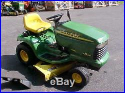 John Deere LT166 Lawn Tractor with 46 Mowing Deck (Very Nice Shape)