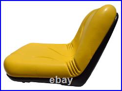 John Deere Lawn Mower Seat LX172 LX173 LX176 LX178 LX186 LX188 LX255 Yellow