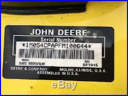 John Deere M054CPA 54 Edge Lawnmower Mower Deck, NEW For X500 Series Mowers