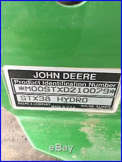 John Deere STX38 Black Deck Lawn Mower Tufftorq Hydro Drive Transmission