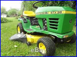 John Deere STX 38 Lawn Tractor 12.5 KOHLER ENGINE YELLOW DECK