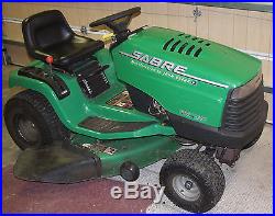 John Deere Sabre Riding Lawn Mower Tractor 14.5 HP 38 cut