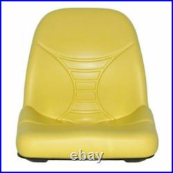 John Deere Yellow High Back Seat fits Z335E Z225 Z425 Z445 EZTRAK AM140435 #UV