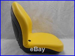 John Deere Yellow Seat withbracket 425 445 455 4100 4115 Replaces AM879503 #DDAI