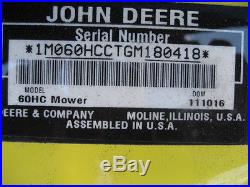 John Deere ZTRAK Edge Cutting System 60-inch (HC) Mower Deck BRAND NEW