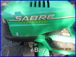 John Deere -sabre Lawn Tractor 42 Mower Auto 17hp Briggs Stratton Intek Hydro