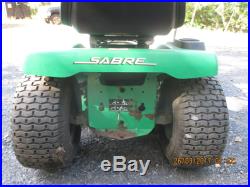 John Deere -sabre Lawn Tractor 42 Mower Auto 17hp Briggs Stratton Intek Hydro