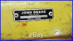 John deere 140 lawn tractor mower with tiller