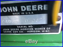 John deere 400 garden tractor Brantly Loader Backhoe TLB