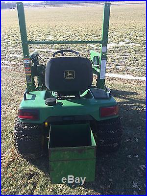 John deere 425 with deck and front end loader