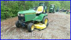 John deere 455 Garden Tractor Lawn Mower Diesel 60 Deck