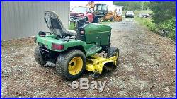 John deere 455 Garden Tractor Lawn Mower Diesel 60 Deck