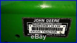 John deere GX335 lawn mower tractor