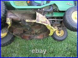 John deere LT155 lawn tractor with bagging system 15hp kohler cv15s riding mower