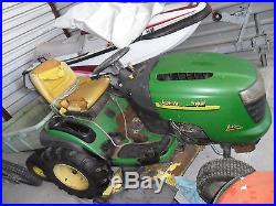 John deere l 130 lawn tractor mower