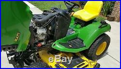 John deere x475 garden tractor mower