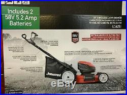 Jonsered L1621i 58 Volt 21 CUT HIGH WHEEL MOWER WITH 2 BATTERIES & THE CHARGER