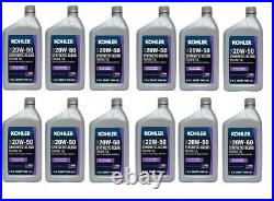 Kohler 25 357 67-S Genuine OEM 20W50 Case Synthetic Blend Oil