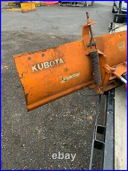 Kubota Model # B9397 Snow Plow Front Mount Compact Tractor Snowplow Hydraulic
