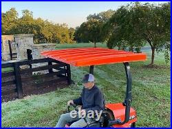 Kubota Orange 37 Universal Plastic Tractor and Lawn Mower Top Canopy