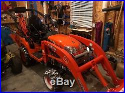 Kubota bx25d 2016 w, backhoe, loader, and mower that was never used