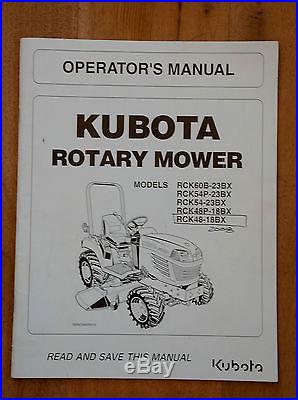 Kubota deck mower for BX line of tractors