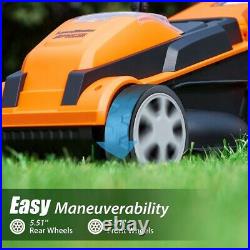 LawnMaster CLM2413A Cordless 13-Inch Lawn Mower 24V With 2pcs 4.0Ah Battery
