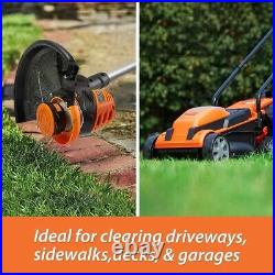 LawnMaster Lawn Mower / String Trimmer Combo Kit 24V MAX, 4.0Ah Battery & Charger